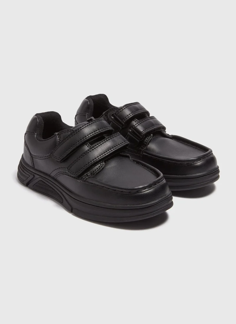 Matalan Boys Black Scuff Resistant Formal School Shoes