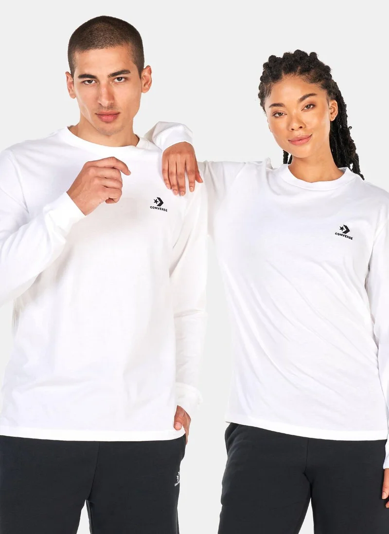CONVERSE Go-To Embroidered Star Chevron T-Shirt