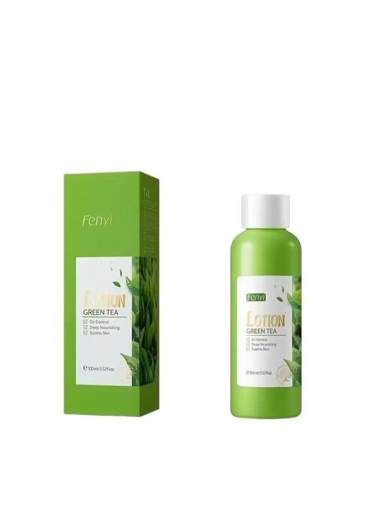 فيني لوشن الشاي الأخضر، ترطيب عميق وتحكم في الزيوت، عناية مزدوجة لبشرتك، 100 مل - Image 2
