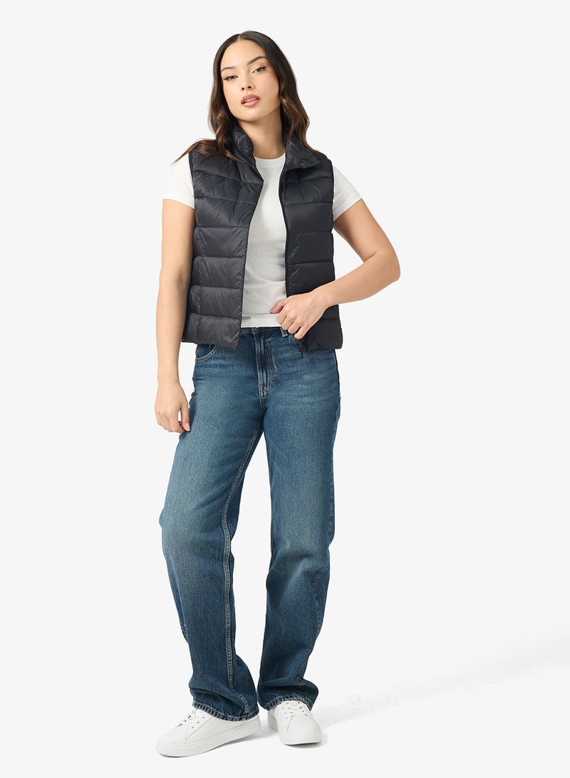 ONLY Onlruby Quilted Down Puffer Gilet - Image 4