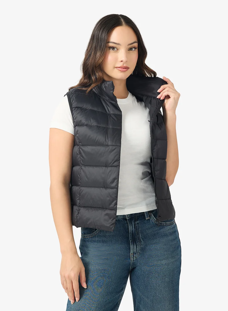 اونلي Onlruby Quilted Down Puffer Gilet