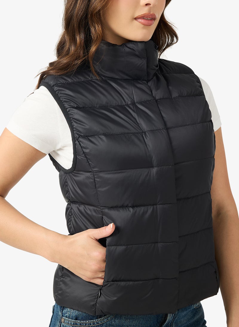 ONLY Onlruby Quilted Down Puffer Gilet - Image 3