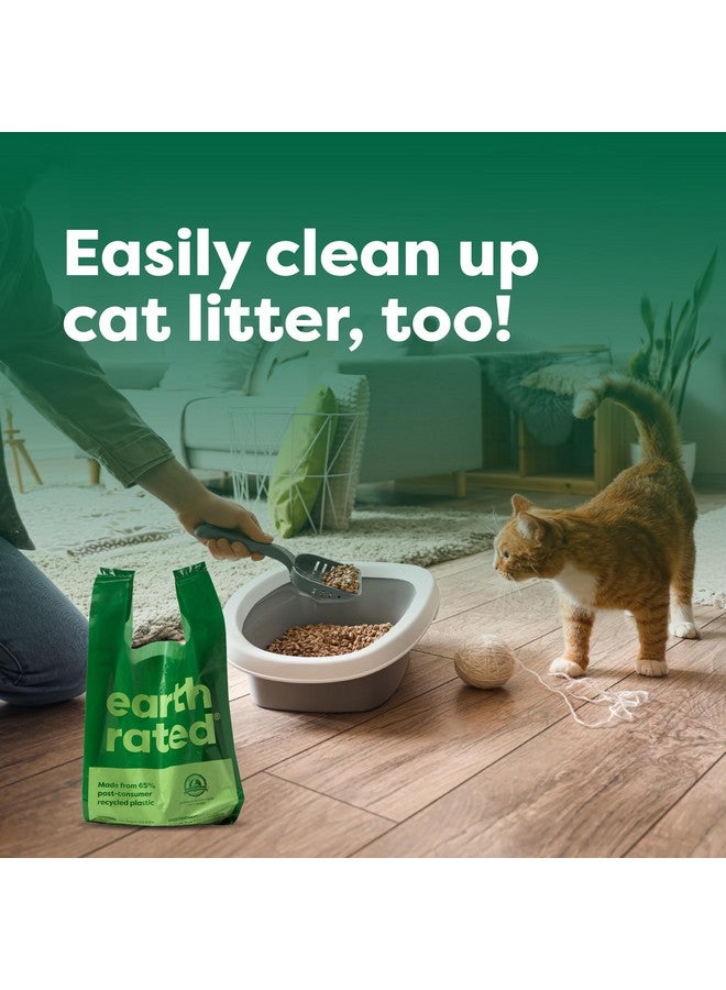 إيرث ريتد أكياس فضلات الكلاب المقاومة للعوامل الجوية مع مقابض، عبوة اقتصادية، سهلة الربط ومقاومة للتسرب، لون لافندر، 600 كيس بمقبض - Image 4