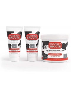 Udderly Smooth NonGreasy Hand and Body Moisturizer Cream Bundle 1 Kit, 3 Count  - Image 1