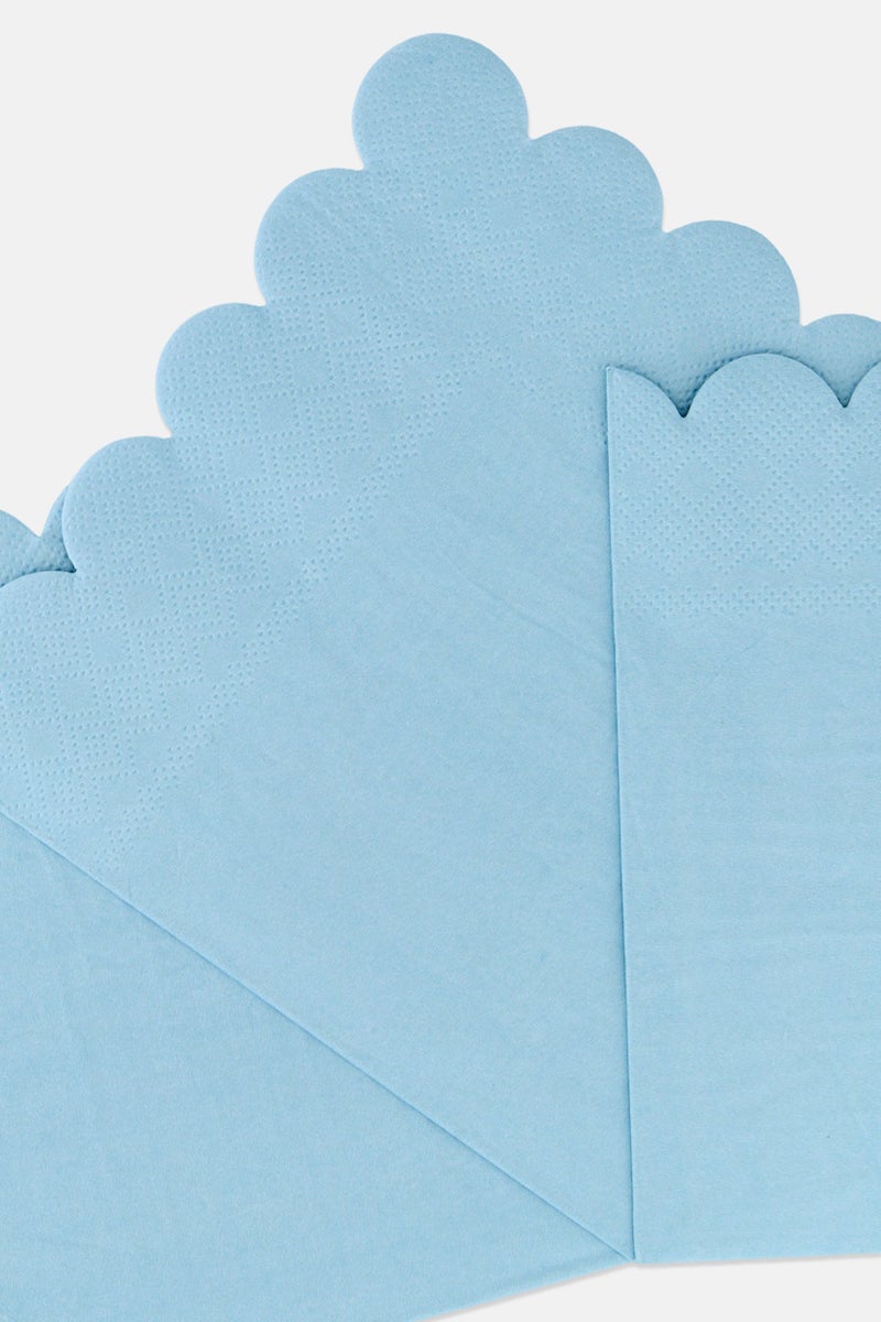 Muy Mucho 20 Piece Of Paper Napkins 32 x 32 cm, Light Blue  - Image 3