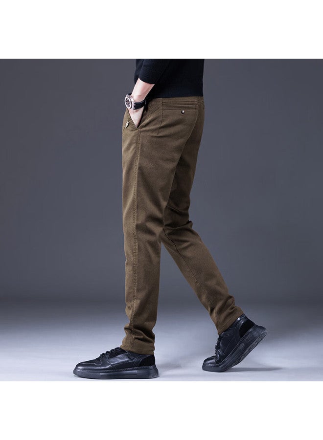 Playboy Men's Casual Pants Spring And Autumn Business Commuter Straight-leg Stretch Pants Trendy Versatile Slim Fit Trousers - Image 2