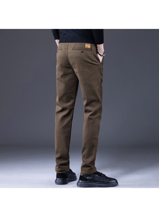 Playboy Men's Casual Pants Spring And Autumn Business Commuter Straight-leg Stretch Pants Trendy Versatile Slim Fit Trousers - Image 3
