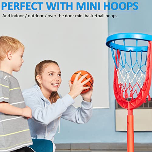 Oleitodh 40Pcs Mini Basketball Set, 6" Inch Small Basketballs with Pump for Over The Door Hoop Games, PVC Indoor Outdoor Play, Pool Beach Basketball, Party Favors, Adults Kids - Image 5