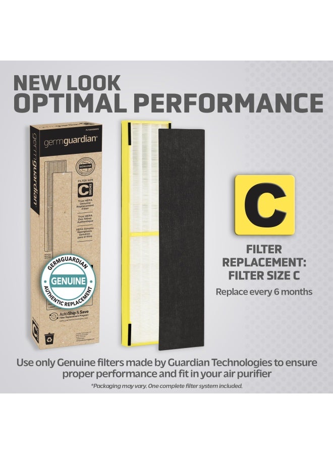 Germguardian Germ Guardian Flt5000 True Hepa Genuine Air Purifier Replacement Filter C For Ac5000E  Ac5250Pt  Ac5300B  Ac5350B  Cdap5500  And More - Image 3