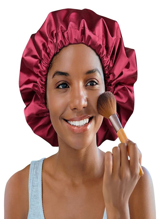 Heerf Wash Shower Cap Waterproof Bonnet for Long Braids Dreadlocks Women Extra Large - Image 5