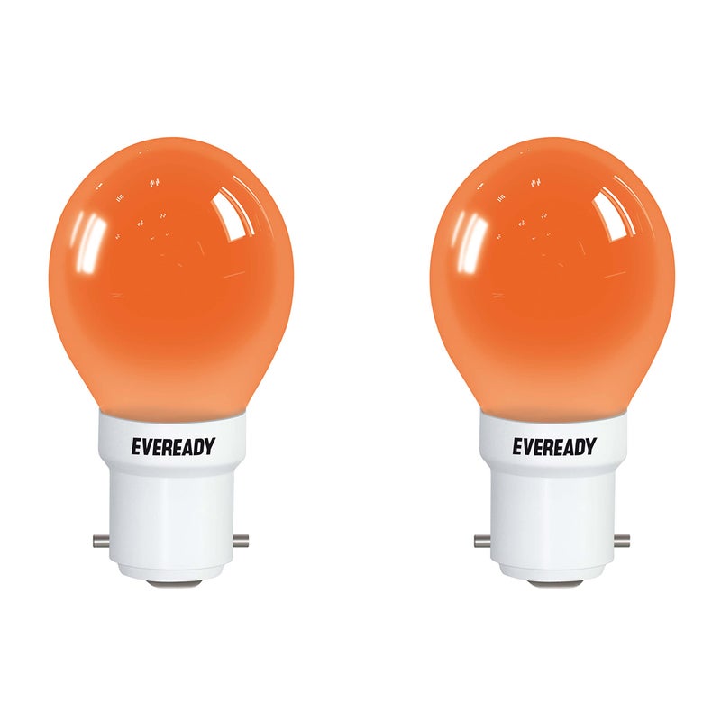 Eveready 0.5-Watt 1 UP Deco LED Bulb (Orange and Pack of 2) - Image 2