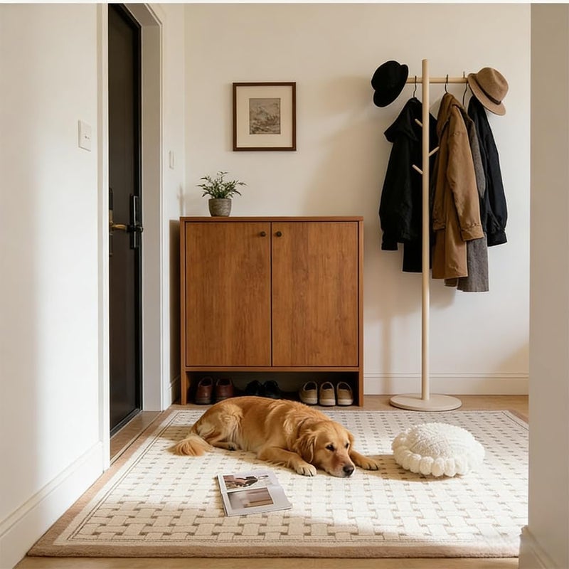 Rubvrenti Globally selected raw material Area Rug, 120 x 160cm Large Mat Carpet Washable Floor Mat Runner Rug Rectangular Soft Touch Carpet Printed Floor Carpet with Non-Slip Backing for Home Office (Butter-120 * 160cm) Gulf market trial optimized design - Image 2