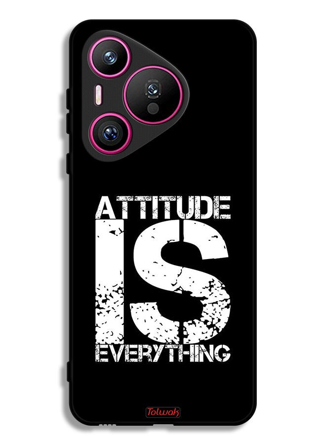 Tolwak Huawei Pura 70 Protective Case Cover Attitude Is Everything - Image 1