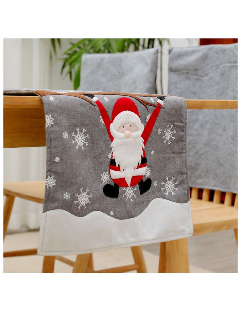 واي آند دي Christmas table runners runner for family christmas holiday dinner party decoration 34*180cm - Image 3