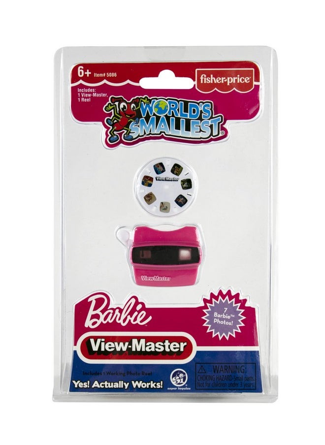 Worlds Smallest - World'S Smallest Barbie Viewmaster, Pink - Image 1