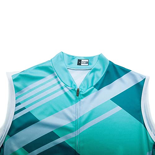 SUDU SUDO Women's Cycling Jersey Set Sleeveless Bike Shirts Cycling Vest Shorts Bicycle Clothing Short with Gel Padded - Image 4