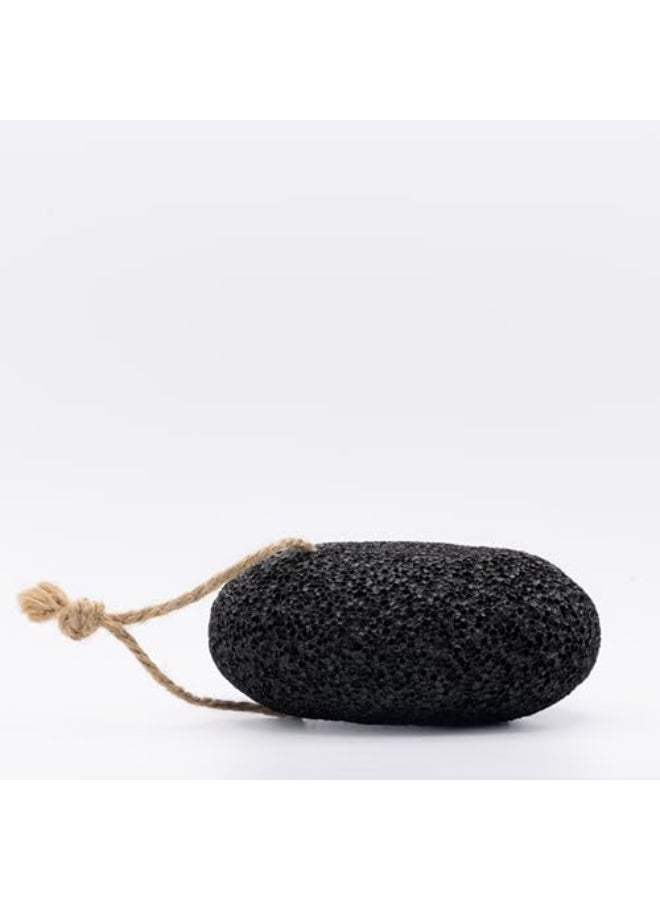 RDRKR Pumice Stone Foot and Hand Scrubber Natural Lava Stone for Callus Remover Foot Exfoliation Hand Scrub Pedicure Tool Dry Skin Remover Promote Healthy Foot and Hand Care Black - Image 3