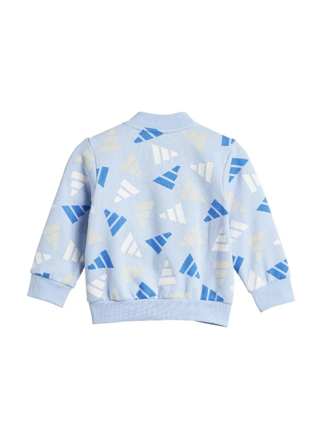 adidas adidas seasonal essentials logo celebration fleece unisex tracksuit
