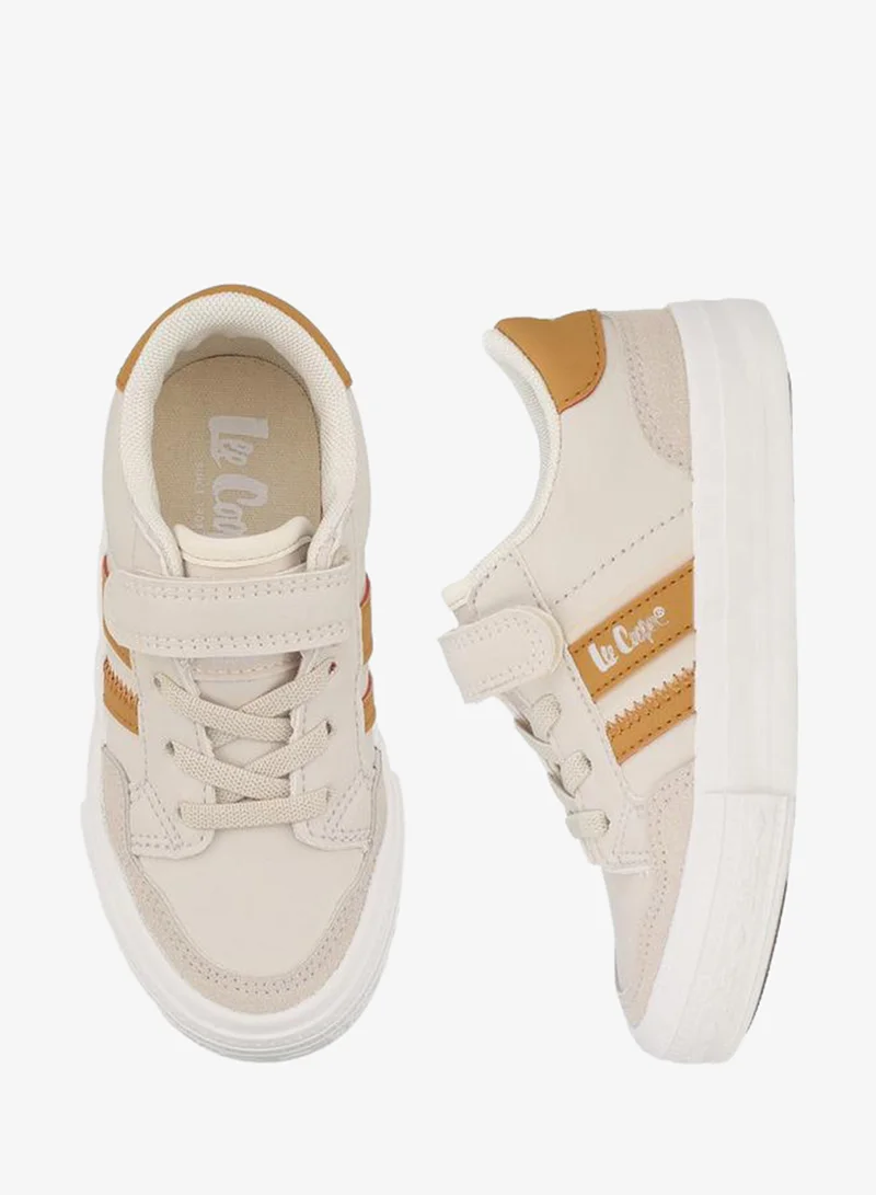 Lee Cooper Boys Logo Print Lace-Up Ankle Sneakers