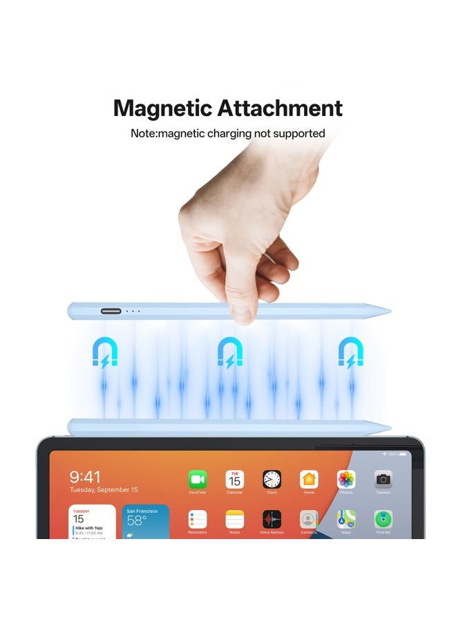 ANYQOO Stylus Pen for iPad (2018-2026), Active Pencil with Fast Charging, Tilt Sensitivity, Palm Rejection, 20H Battery, Magnetic, Compatible with iPad 6-11th, Pro 11/12.9/13, Air 3-M2, Mini 5-7 (A17 Pro) - Image 5
