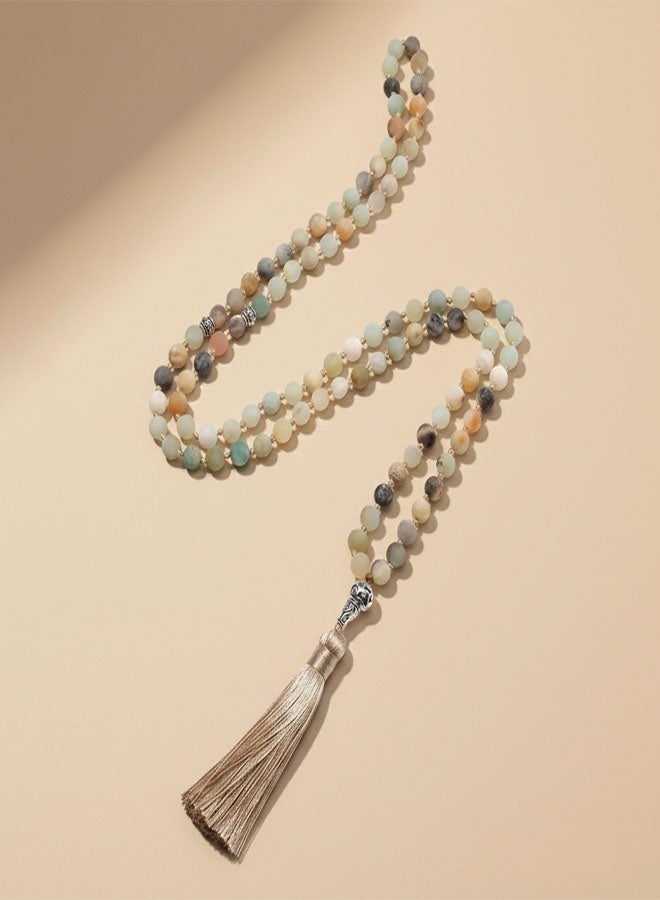 yumee 99 Beads Islamic Tasbih Prayer Beads Necklace – Misbaha Rosary ,  Muslim Sibha for Meditation & Worship - Image 1