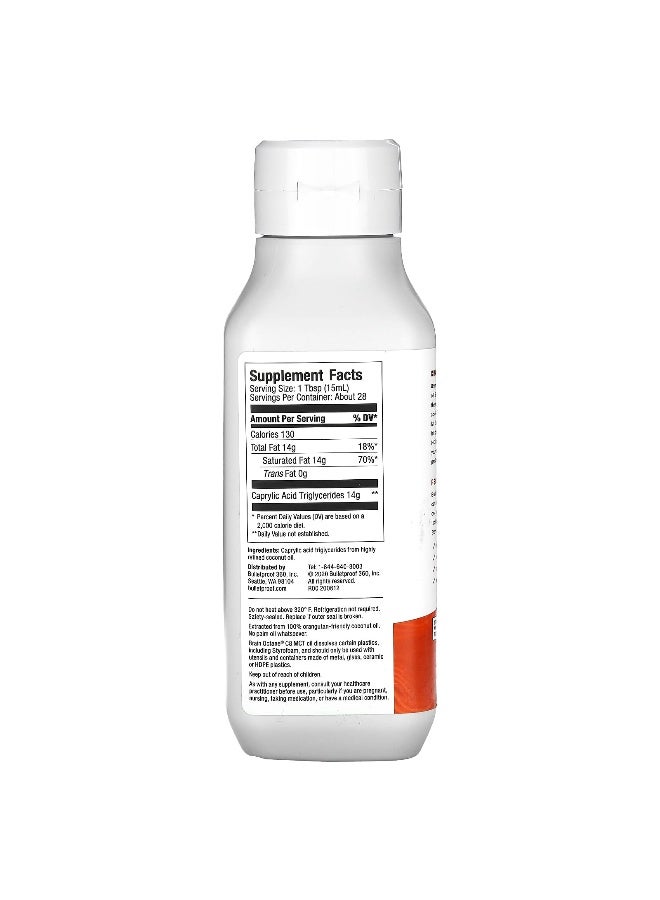 BulletProof, Brain Octane, C8 MCT Oil, 14 fl oz (414 ml) (Packaging may vary) - Image 2