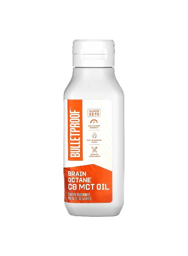 BulletProof, Brain Octane, C8 MCT Oil, 14 fl oz (414 ml) (Packaging may vary) - Image 1