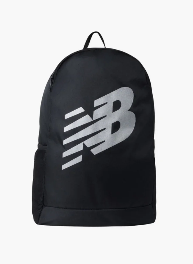 نيو بالانس Logo Print School Backpack with Adjustable Shoulder Straps - 14x31x45 cm