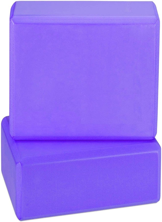 serveuttam Yoga Block (2 PC) - High Density EVA Foam Block to Support and Deepen Poses, Improve Strength and Aid Balance and Flexibility - Lightweight, Odor Resistant and Moisture-Proof - Image 1