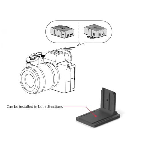 INSYOO Original Mic Hot Shoe Adapter, Compatibility with DJI Mic, The Receiver Can Be Attached to The Camera's Hot or Cold Shoe - Image 4