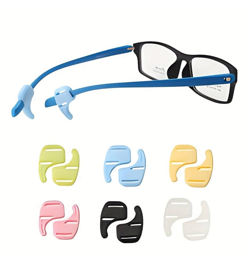 Transparent 2 Pairs Anti Slip Earhooks for Eyeglasses Comfortable Sweatproof Universal - Image 3