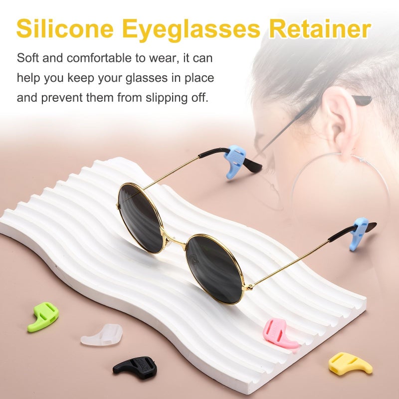 Transparent 2 Pairs Anti Slip Earhooks for Eyeglasses Comfortable Sweatproof Universal - Image 4