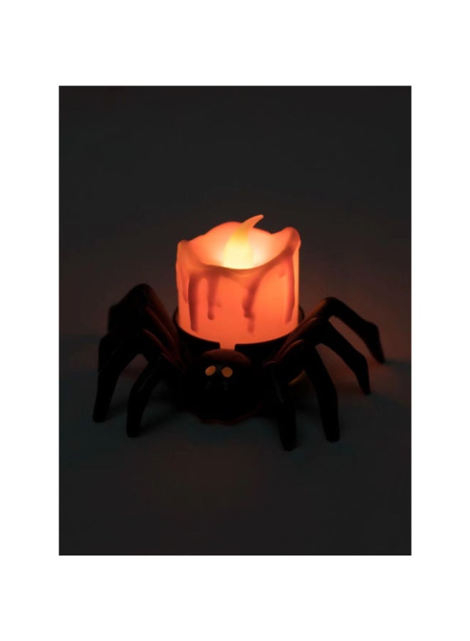 Loquat Spider Nightlight Candle Atmosphere Funny LED Lights Pumpkin Lights Luminous Ornaments Decoration Props-Color:Pumpkin Lamp Type A-funny - Image 4