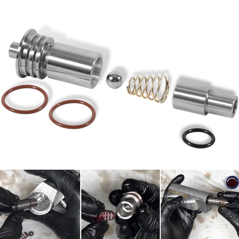 STL010 Cooler Flow Bypass Valve Kit Upgrade For Cadillac Chevy GMC Transmission 2014Up GM 6L80 6L90 2016Up 8L90 8L80 8L90E 10L90 Transmission Cooling System Upgrade Kit