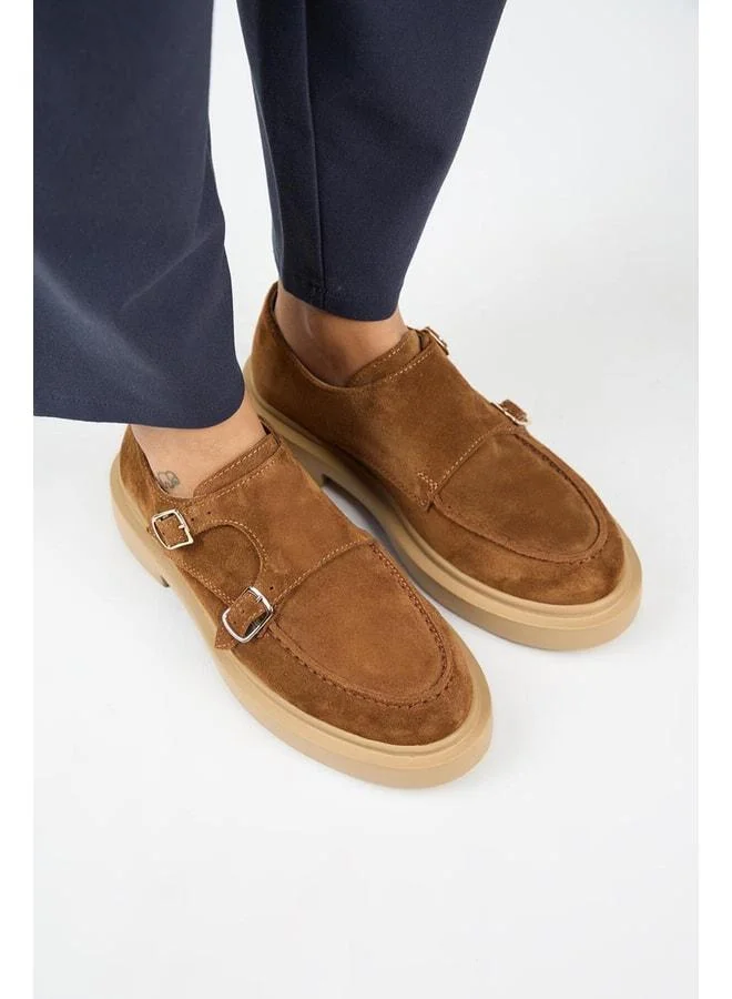 Manijero  (Bonni) Women's Genuine Leather Double-Buckle A-Frame Shoes for Women | Best Price UAE