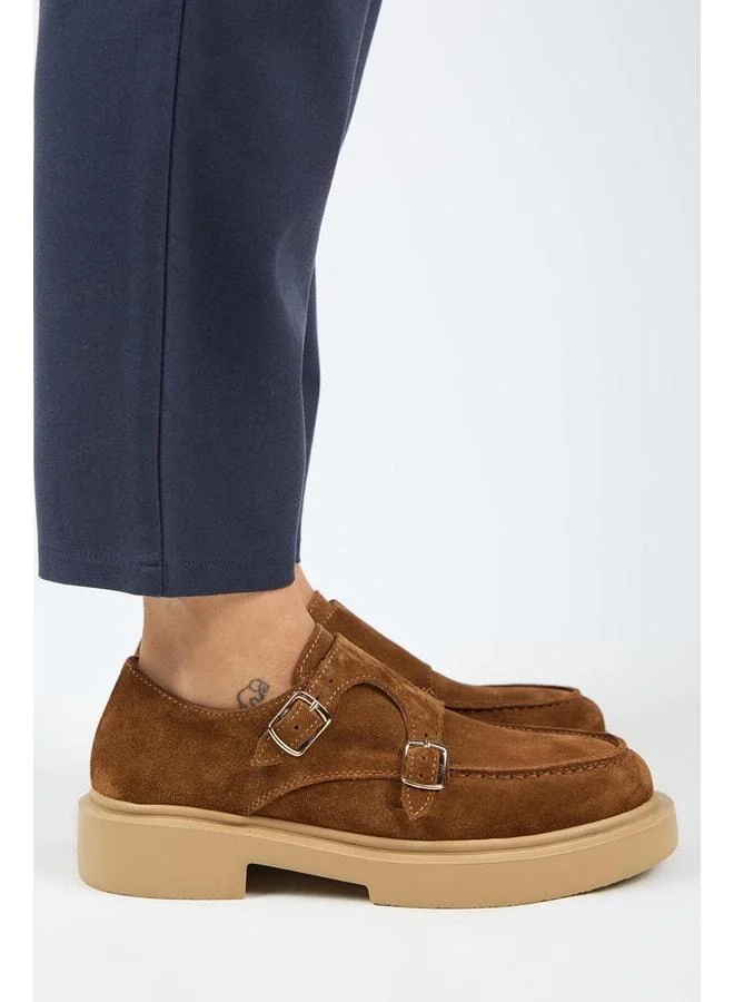 Manijero  (Bonni) Women's Genuine Leather Double-Buckle A-Frame Shoes for Women | Best Price UAE