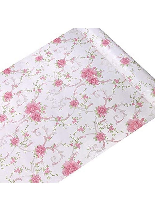 ANNACREATIONS Self Adhesive Removable Peel And Stick Wallpaper 45 X 305 Cm (Cherry Pink) - Image 1