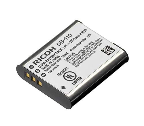 RICOH بطارية قابلة لإعادة الشحن من ريكو DB-110 أيون ليثيوم سلسلة GR WG6 G900 ثيتا X - Image 5