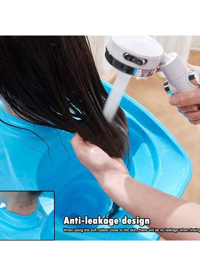 Generic Hair Washing Aids for Disabled, Foldable Shampoo Basin, Plasti c Hair Washing Bowl for Bedridden, Portable Hair Washing Basin, Bowl for Washing Hair, Shampoo Tray Basin for Washing  - Image 3
