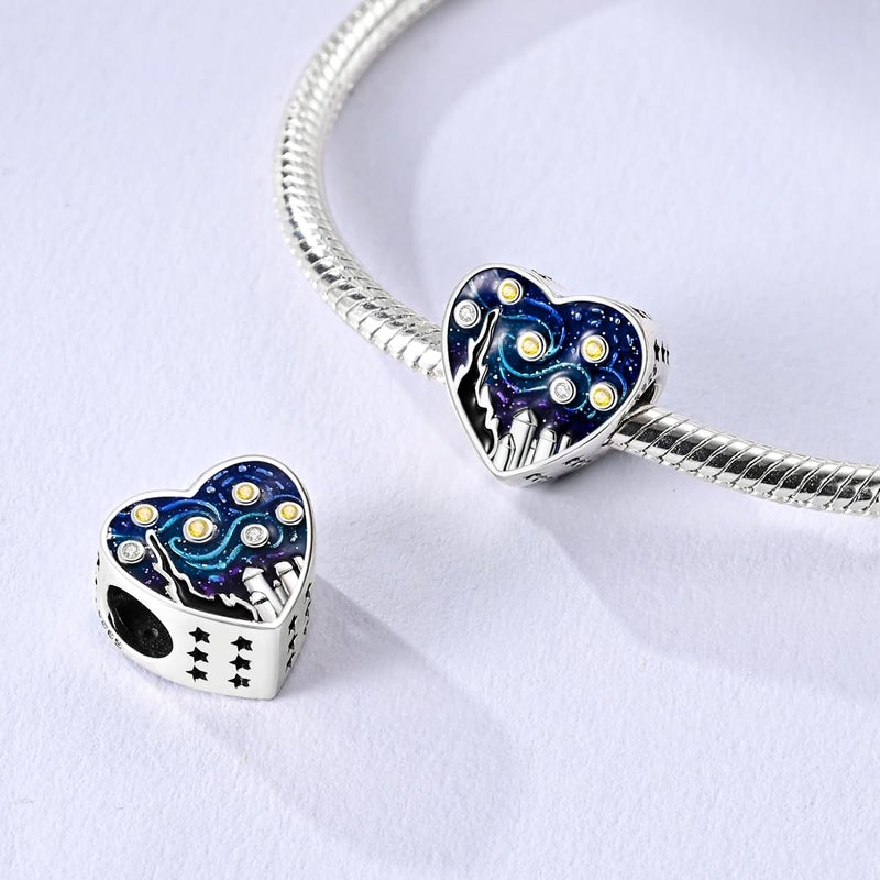Hapour 925 Sterling Silver Charms for Charm Bracelets Necklace Jewelry Dangle Pendant Beads Charm for Women Mom - Image 3