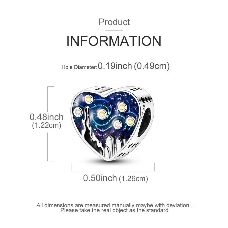Hapour 925 Sterling Silver Charms for Charm Bracelets Necklace Jewelry Dangle Pendant Beads Charm for Women Mom - Image 4