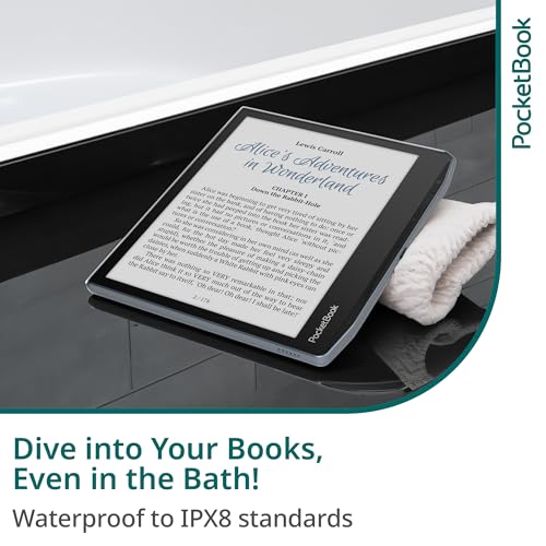 PocketBook Era Color Ereader - 7 Inch E Ink Kaleido 3 Screen - Eye-Friendly Audio-Book & E-Book Reader - Text-to-Speech - Waterproof IPX8 - Bluetooth & Speakers - WiFi Cloud Sync - 32GB Storage - Image 4