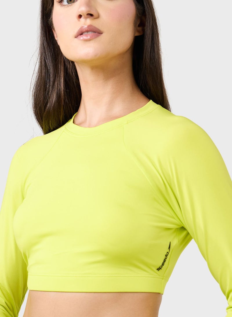 speedo Essential Crop Top  - Image 3