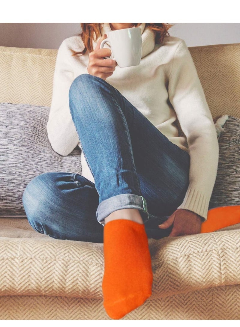 Moisturizing SPA Gel Socks Orange - Image 3