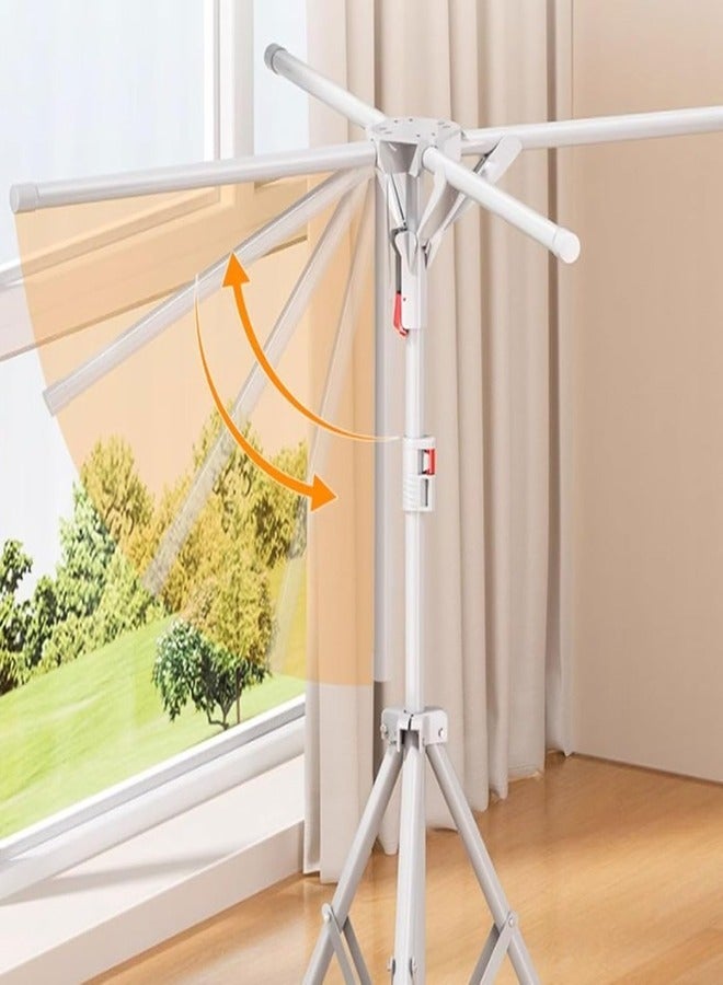 ZEESQUARE Clothes Drying Rack adjustable Stand for Garments rack Adjustable and Foldable Laundry Drying Rack  - Image 2