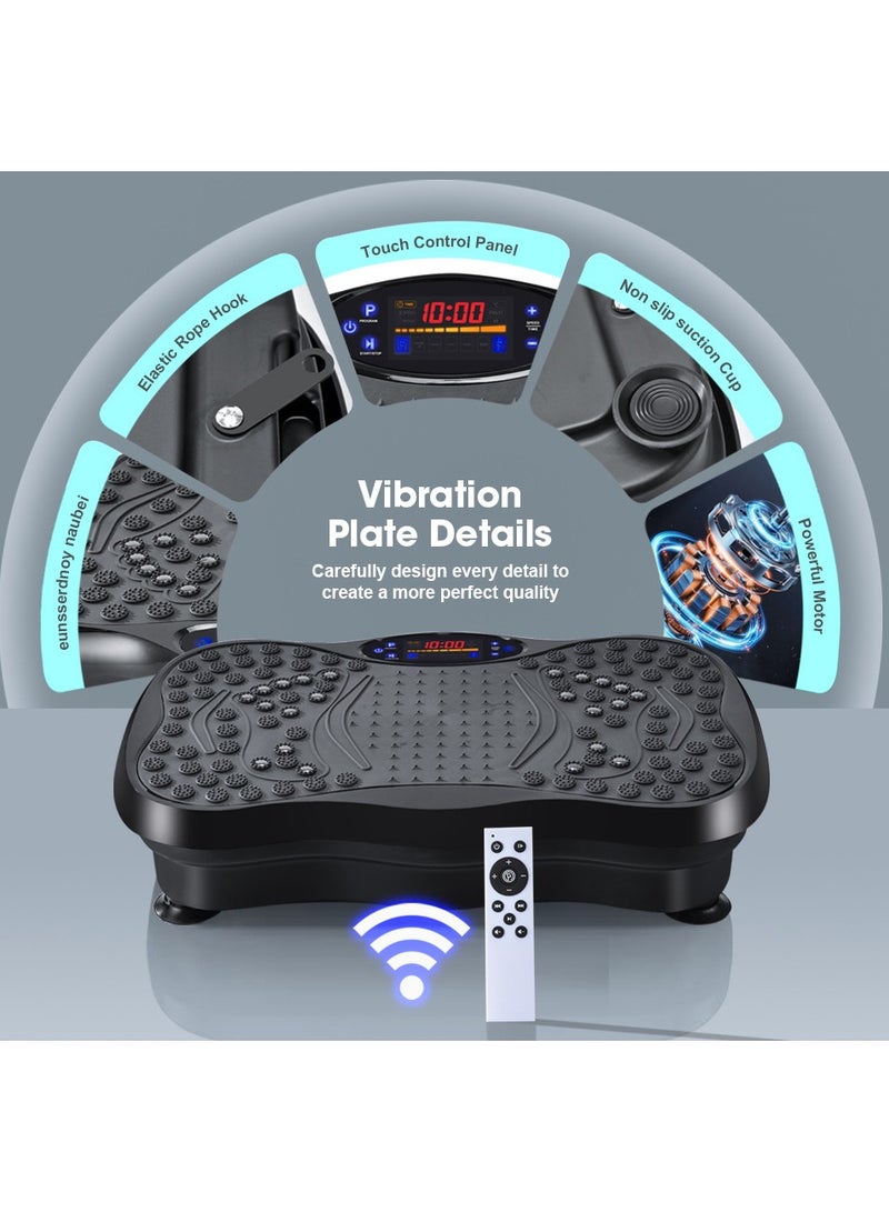 ماسكابوني آلات اللياقة الرياضية ذات الألواح الاهتزازية المتخصصة، ومنصات الاهتزاز في جميع أنحاء الجسم، ومعدات اللياقة البدنية لفقدان الوزن في المنزل، والبلورات السائلة تعمل عن بعد، وأشرطة التوازن - Image 2