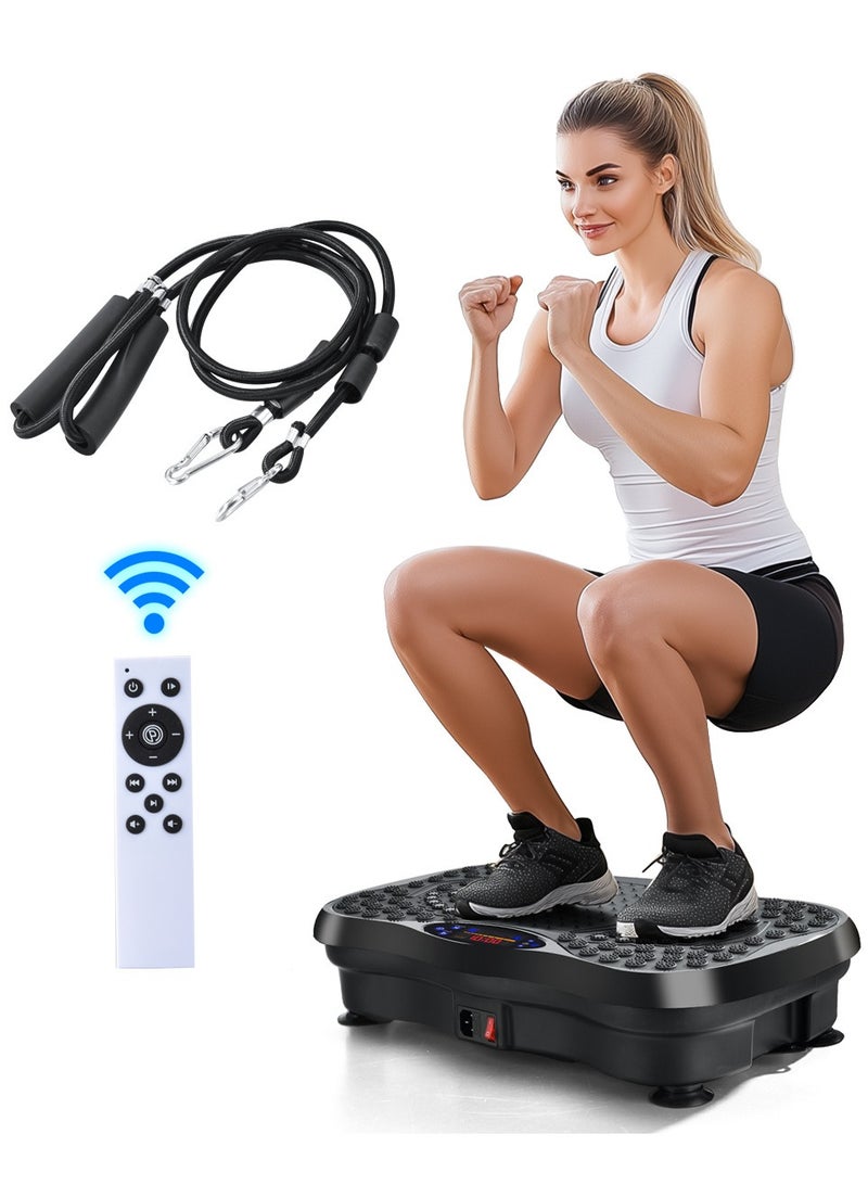 ماسكابوني آلات اللياقة الرياضية ذات الألواح الاهتزازية المتخصصة، ومنصات الاهتزاز في جميع أنحاء الجسم، ومعدات اللياقة البدنية لفقدان الوزن في المنزل، والبلورات السائلة تعمل عن بعد، وأشرطة التوازن - Image 1