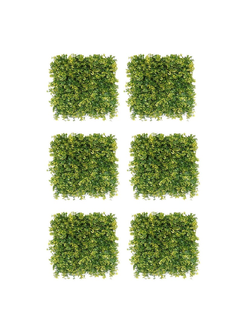 AAVANA GREENS AAVANA GREENS Artificial Wall Grass for Home Office Decoration1 pcs50 x 50 x 5 cmVertical Garden Wall PanelIndoor and Outdoor UseWall Grass for Home DecorationGrass Mat for Wall Green Yellow  - Image 3