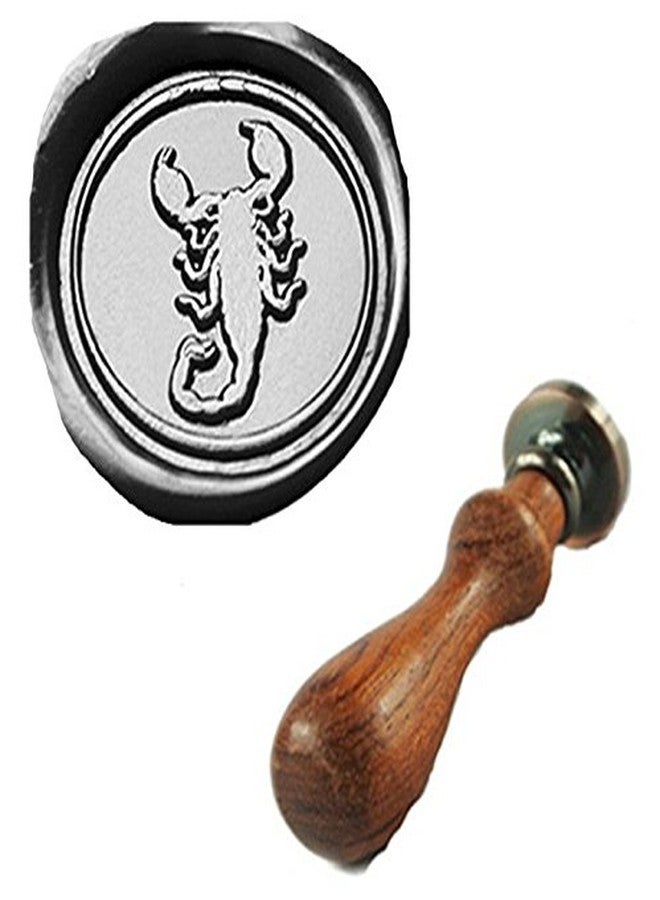 MDLG Vintage Scorpion Wax Seal Sealing Stamp Embellishment Wedding Invitation Card Snail Mail Gift Wrapping Wine Package Great Christmas Gift Idea Wax Seal Stamp Set - Image 1