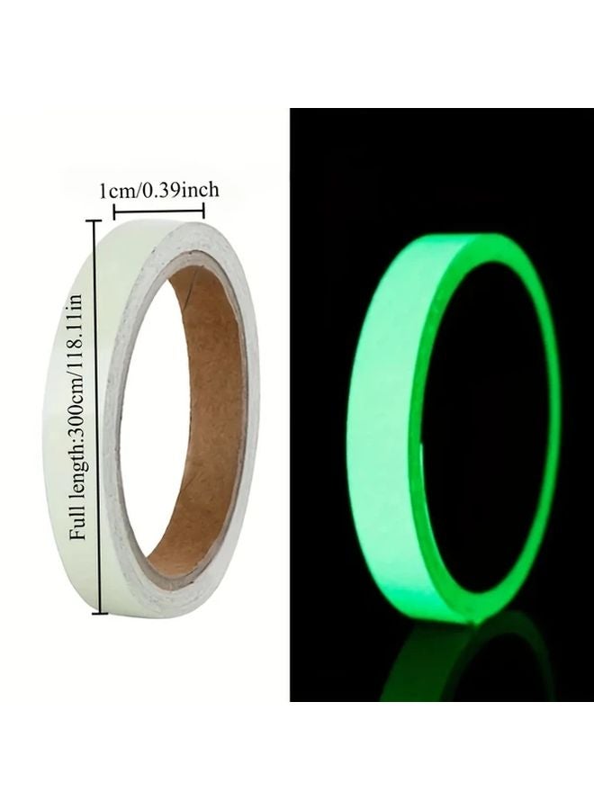 Blue Glow in The Dark Tape Self Adhesive Waterproof UV Resistant for Stairs Walls Outdoor Decor - Image 3